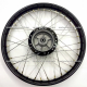 Rin Delantero 17" Italika DT150 - FT125 - FT150 GR - Negro con Cromo