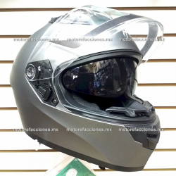 Casco Integral HALF Cerrado CERTIFICADO - Titanio - Talla L