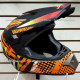 Casco Cross - Shot - Talla L - Negro Mate c/ Naranja