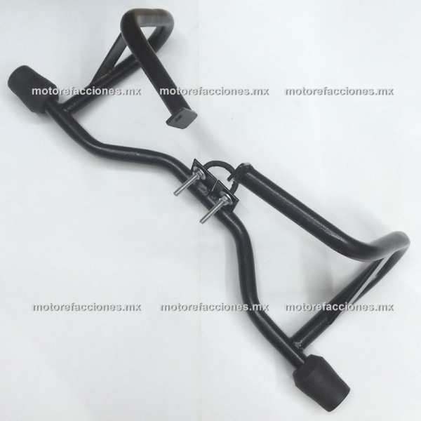 Defensa con Slider Italika 125Z - 150Z - 200Z - FT150 - Negro Mate