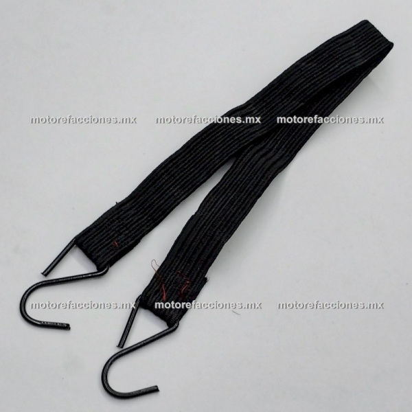 Liga Elastica Economica PLANA - Negro - 60 cm