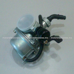 Carburador Completo - Ahogador Manual - Motocicletas 70 y 90cc - Italika ST70 / ST90