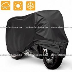 Funda Motocicleta Grande (negro c/ costuras de color)